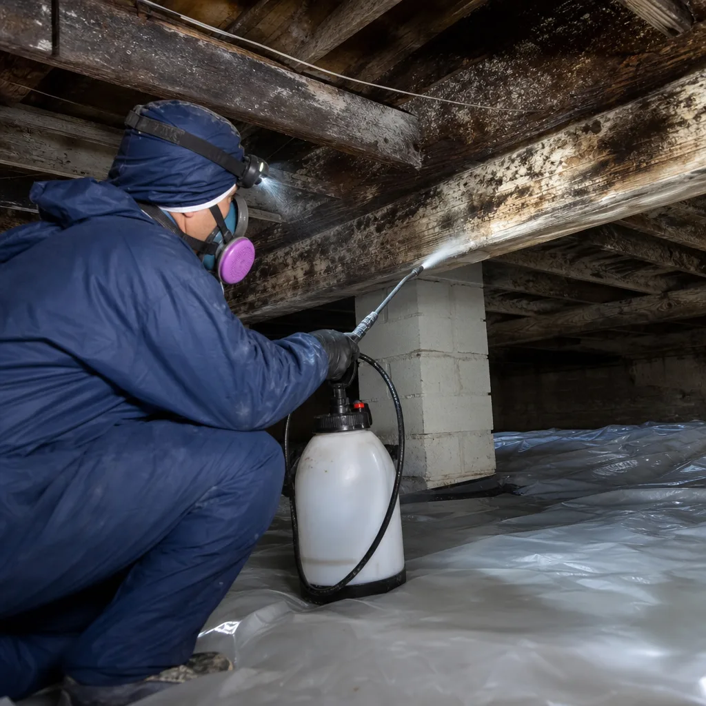 Crawl Space Sewage Removal